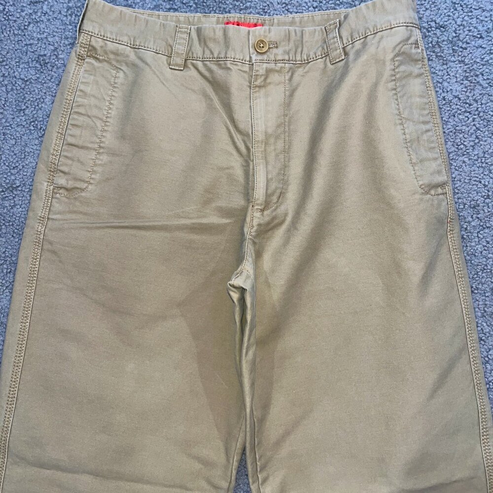 IZOD Red Label Luxury Sport Edition Tan Men's Pants - W33 L32 - Excellent Cond - Picture 2 of 10